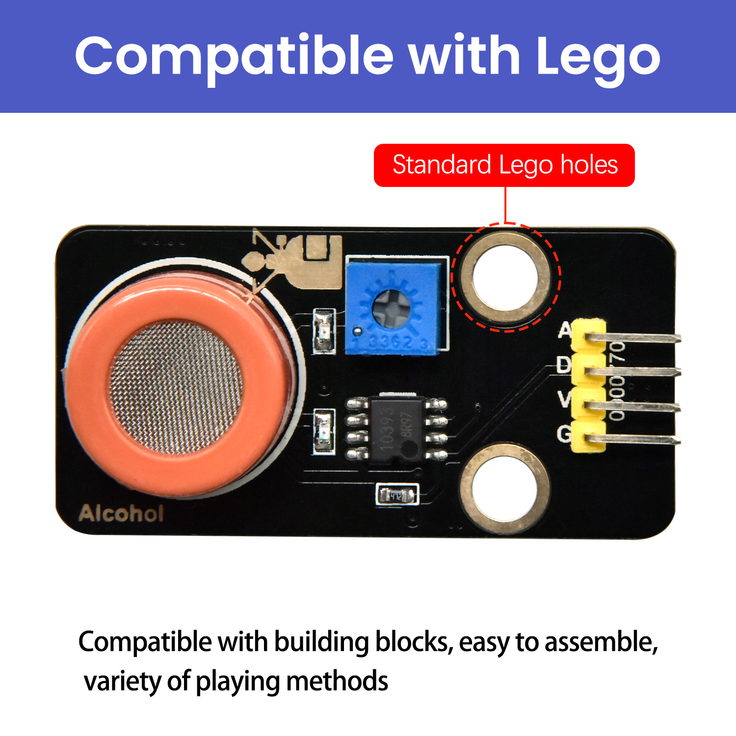 Keymuaradio MQ-3 Sensor Alkoho - Diy Lego Electronics ulasan dan harga