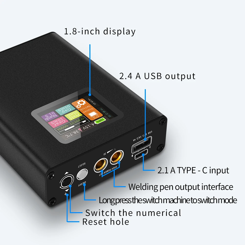 Tampilan Digital Mesin Las Tit - Diy Electronics Spot Welder ulasan dan harga