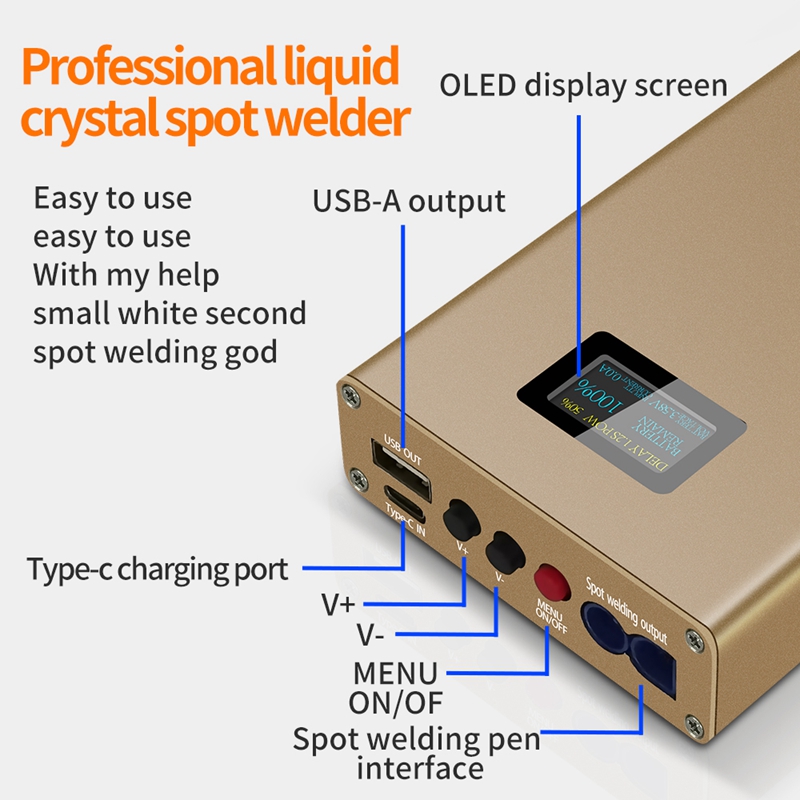 Mesin Pengelas Titik Genggam 1 - Diy Electronics Spot Welder ulasan dan harga
