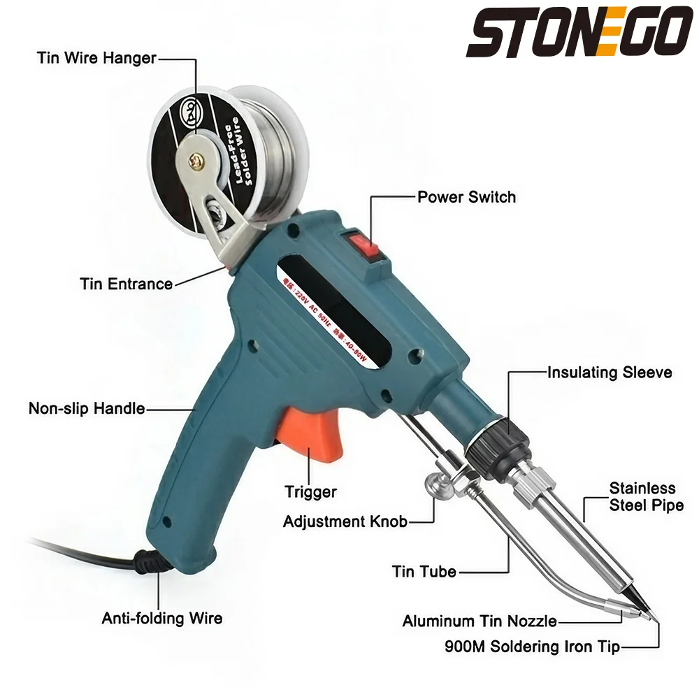 Kit Pistol Solder Listrik deng - Diy Electronics Workshop ulasan dan harga