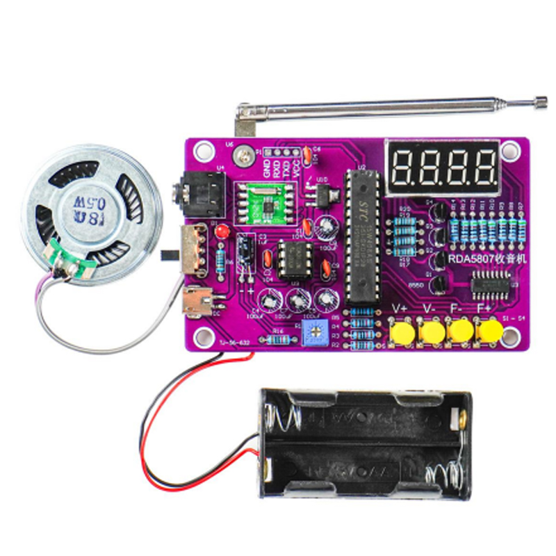 Kit Elektronik Radio FM DIY 87 - Diy Electronics Soldering Kit ulasan dan harga