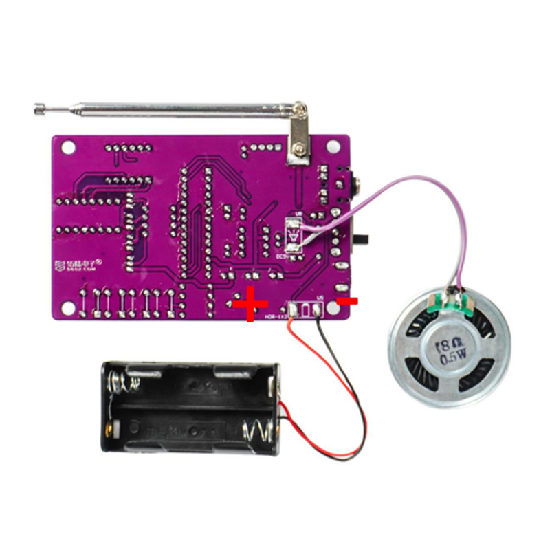 Kit Elektronik Radio FM DIY 87 - Diy Electronics Soldering Kit ulasan dan harga