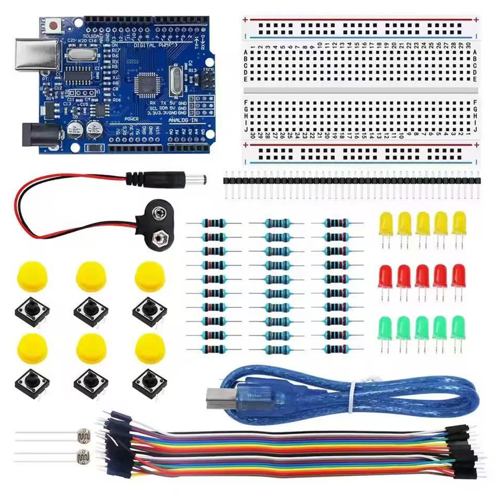 Kit Pemula Elektronik DIY Untu - Diy Electronics Breadboard ulasan dan harga