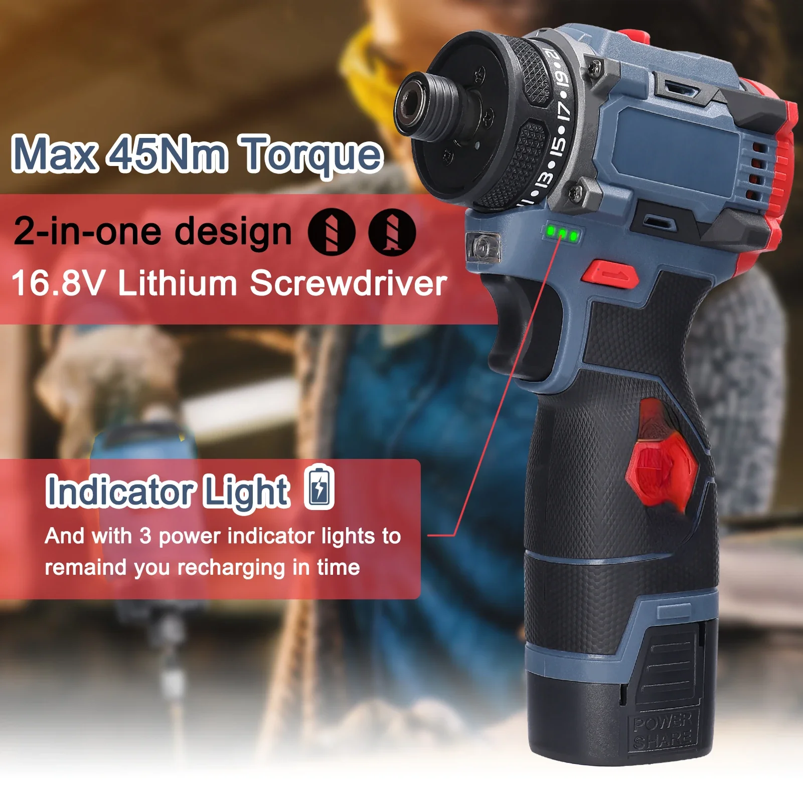 Obeng Listrik Laris Manis 45Nm - Diy Electronics For Sale ulasan dan harga