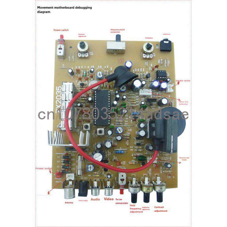 Kit/Paket Mainboard TV Hitam P - Diy Electronics Soldering Kit ulasan dan harga