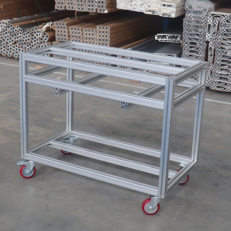 Troli profil aluminium industr - Diy Electronics Table ulasan dan harga