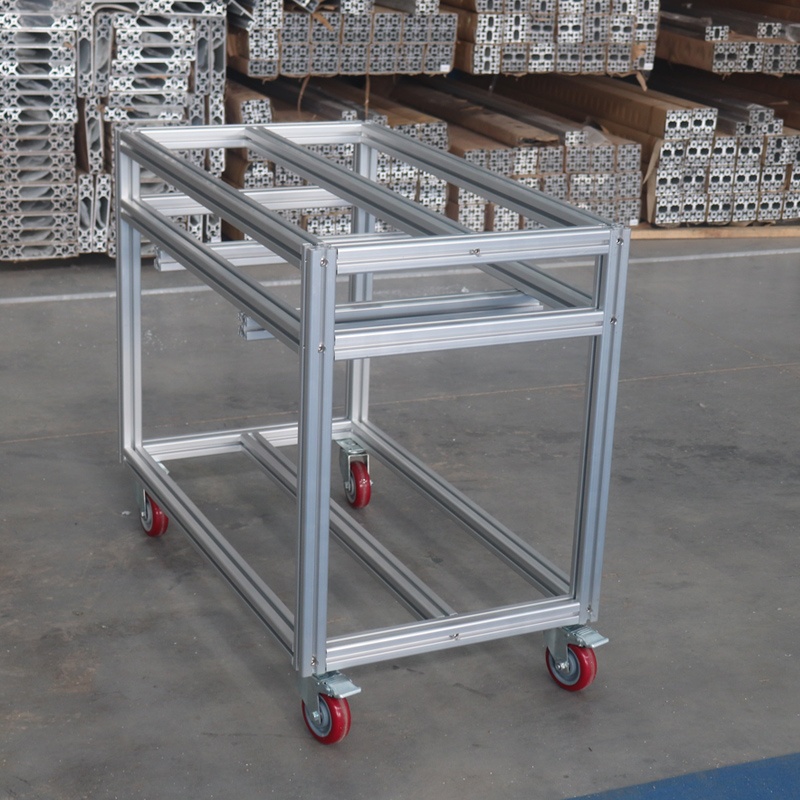 Troli profil aluminium industr - Diy Electronics Table ulasan dan harga
