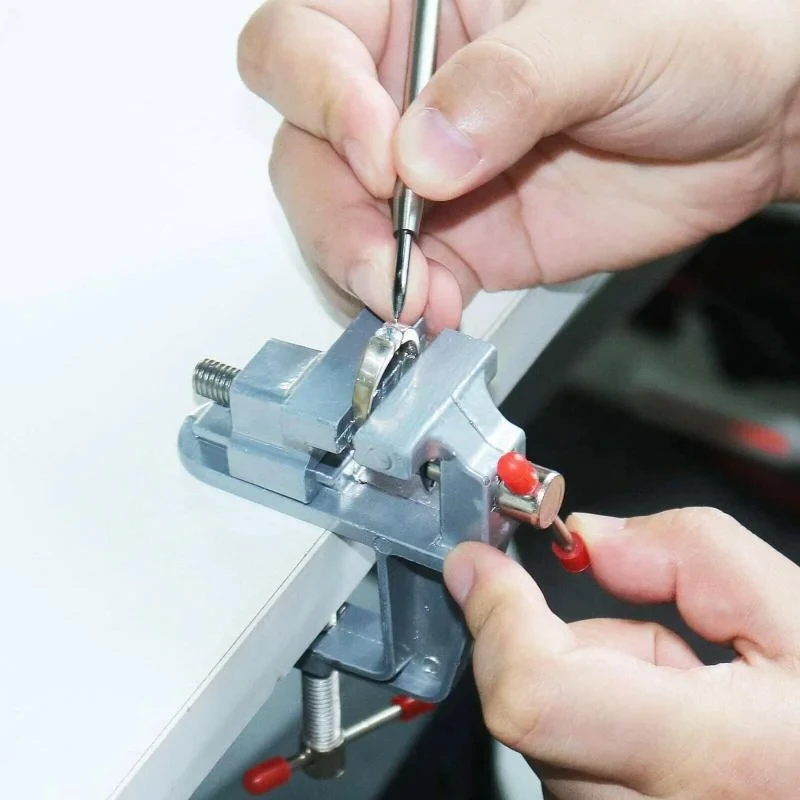 Klem meja Mini, ragum bangku M - Diy Electronics Table ulasan dan harga