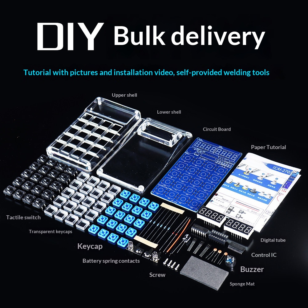 Kit Produksi Kalkulator, Kompo - Diy Electronics Youtube ulasan dan harga