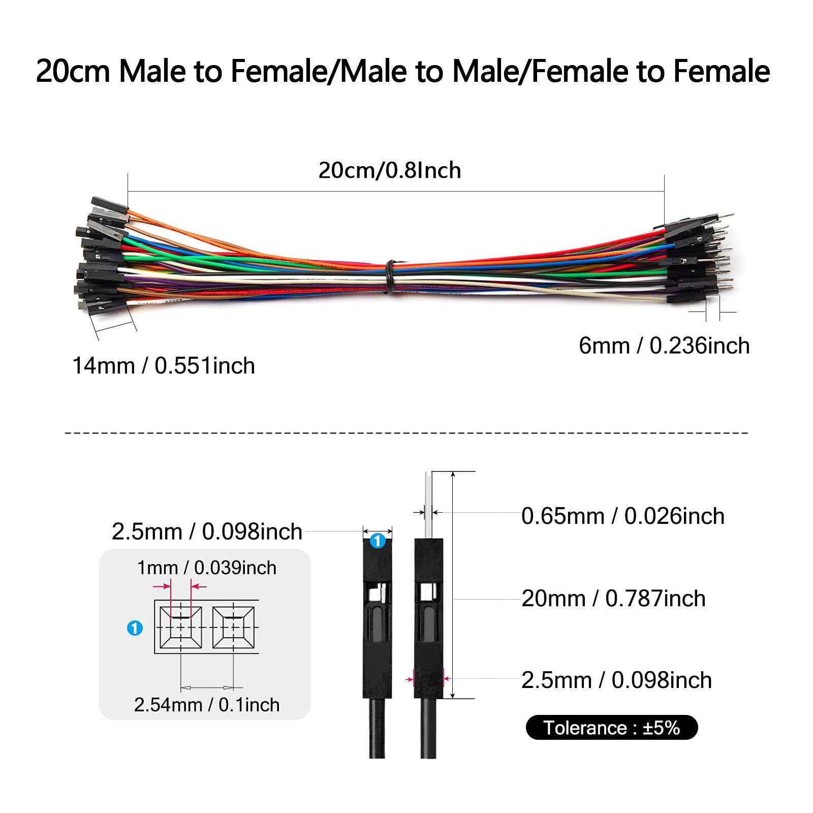 20/100 buah kabel Jumper kawat - Diy Electronics Breadboard ulasan dan harga