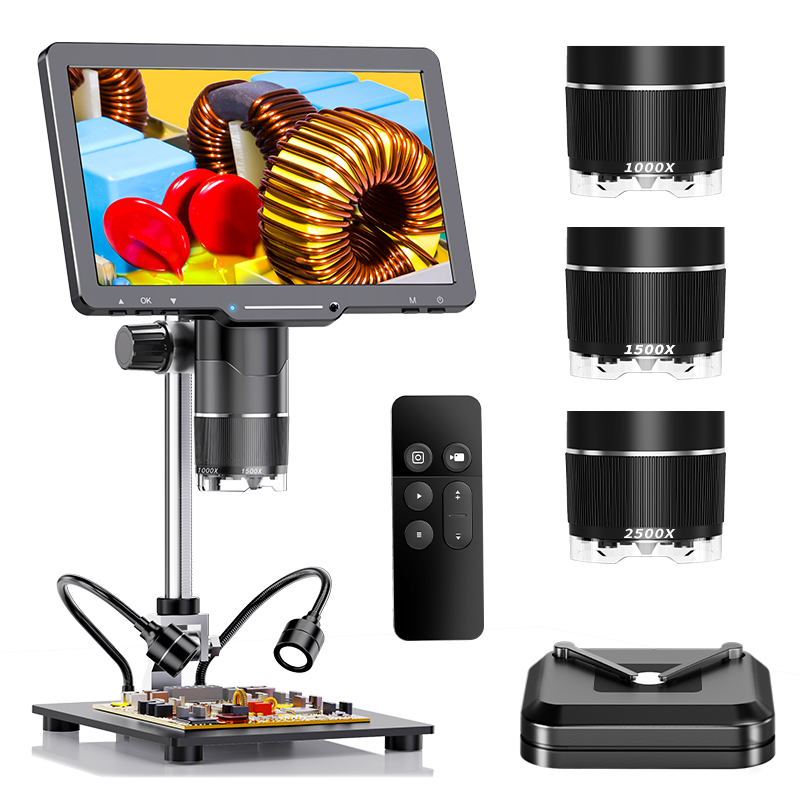 Mikroskop Digital HDMI 3 lensa - Diy Microscope For Electronics Repair ulasan dan harga