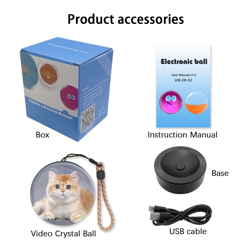 Bola Kristal 3D Wifi Album Fot - Diy Electronics Videos ulasan dan harga