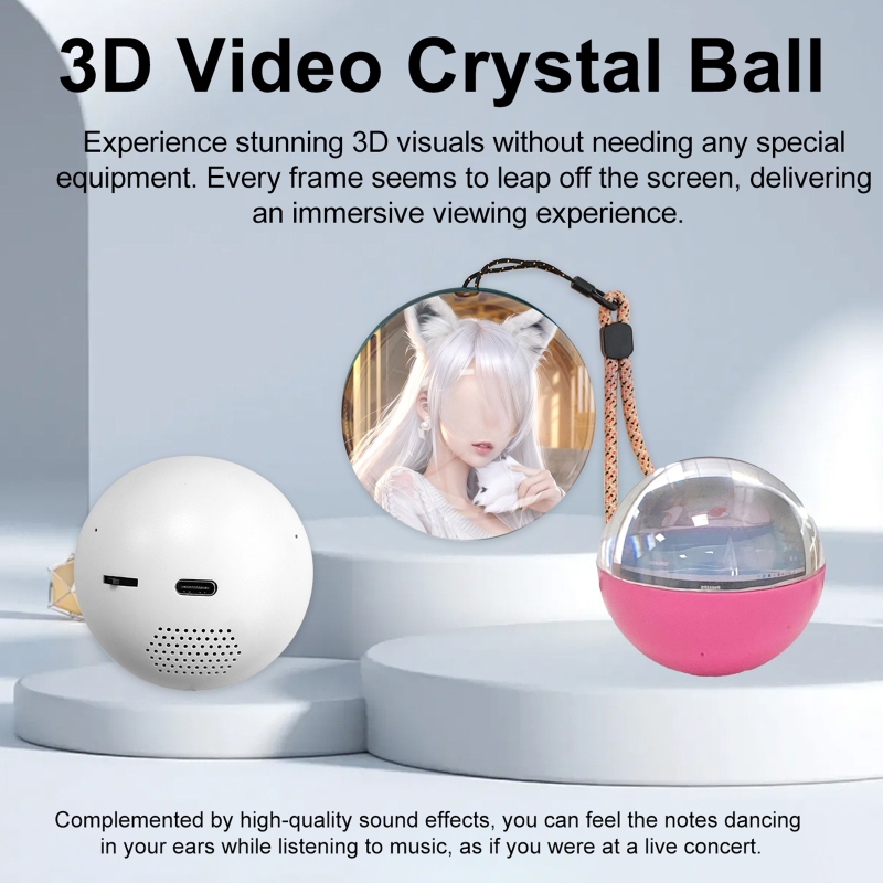 Bola Kristal 3D Wifi Album Fot - Diy Electronics Videos ulasan dan harga