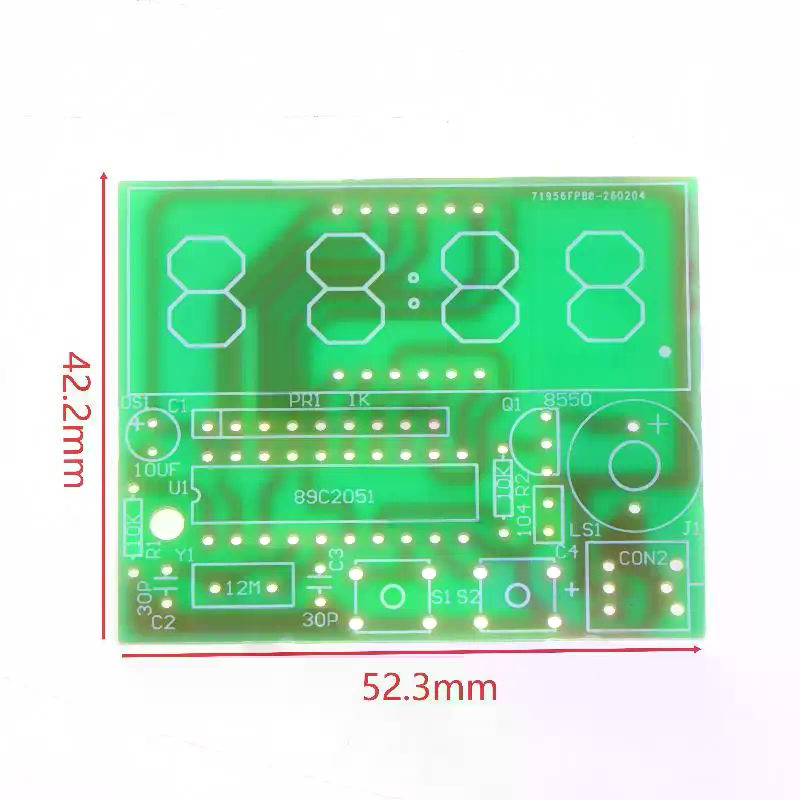 Kit Jam LED Digital DIY 4 Digi - Diy Electronics Workshop ulasan dan harga