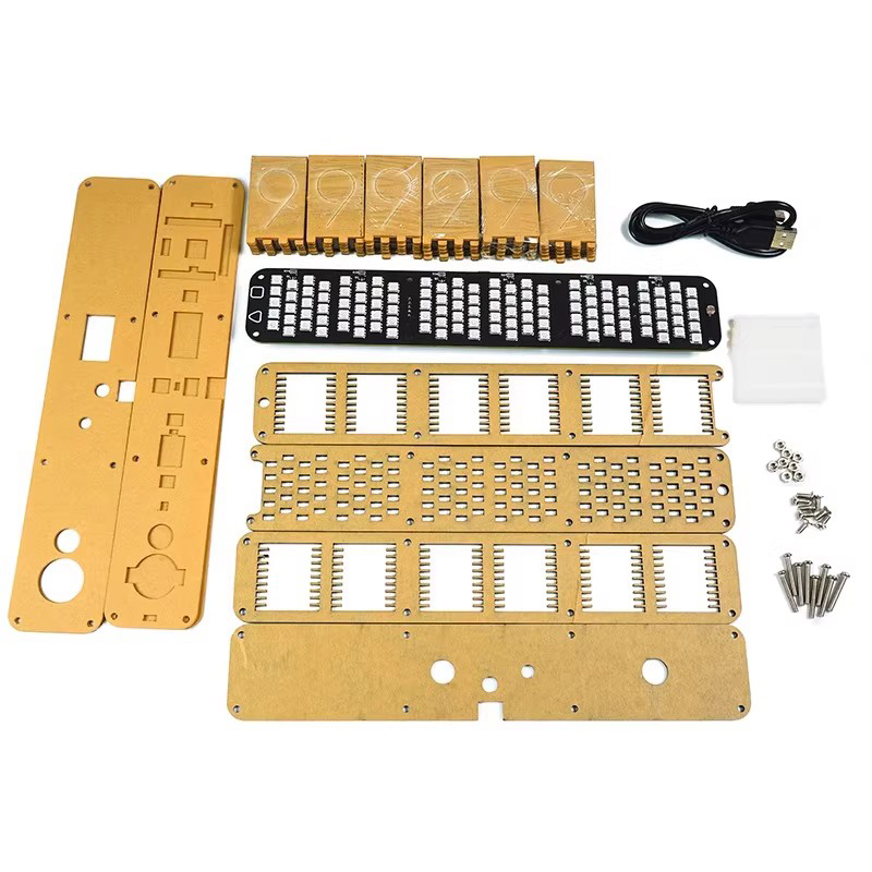 Kit Jam Tabung Glowing DIY Jam - Diy Electronics Table ulasan dan harga