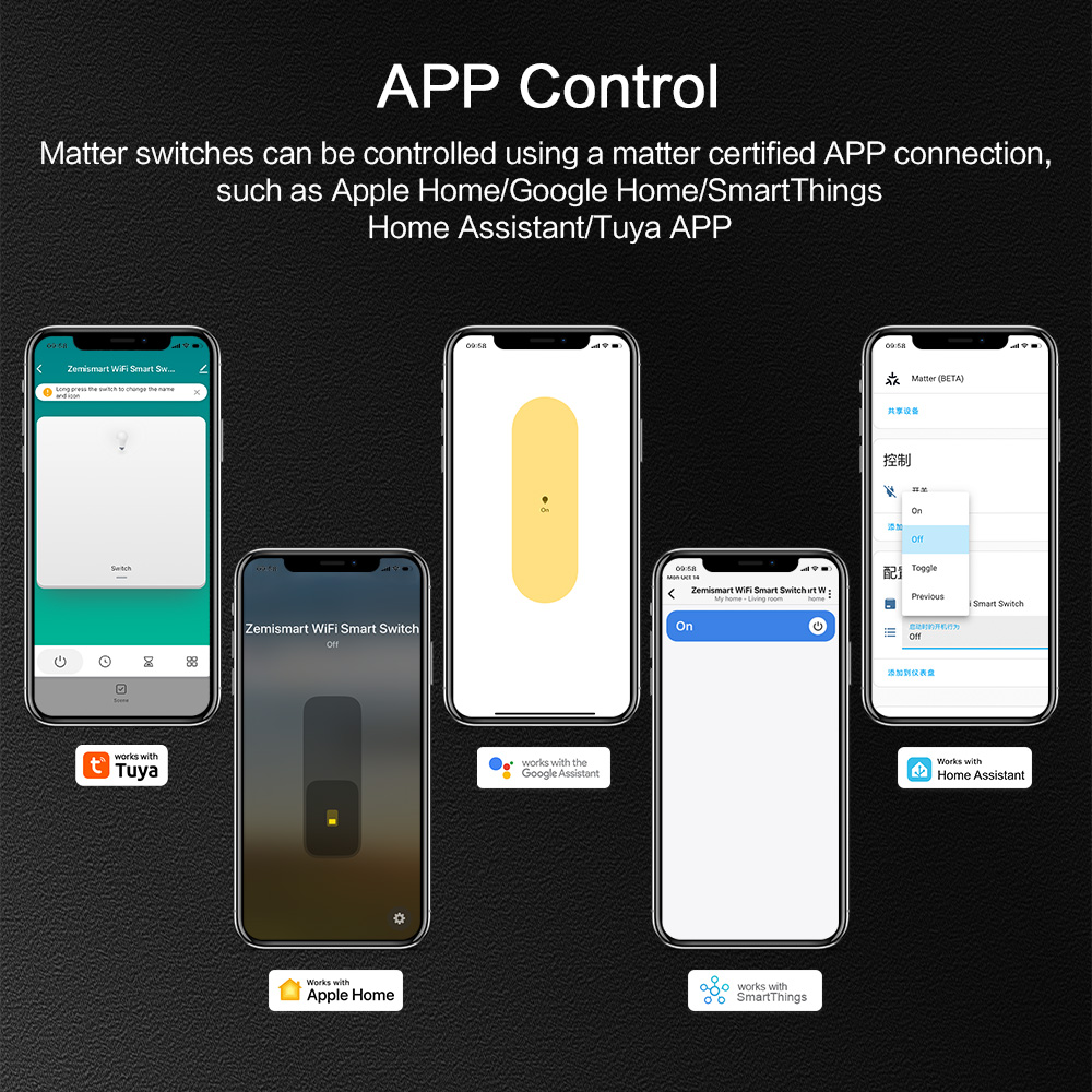Zemismart Matter WiFi Sakelar  - Diy Home Electronics ulasan dan harga