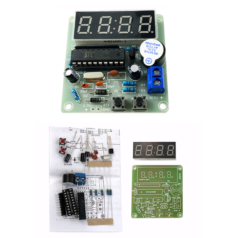 Kit Elektronik DIY LED 4 Jam T - Diy Electronics Youtube ulasan dan harga