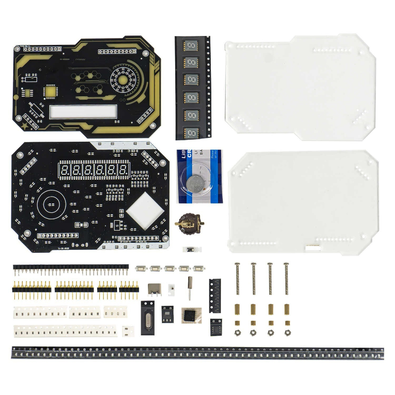 Set Jam Meja DIY Jam Digital K - Diy Electronics Table ulasan dan harga
