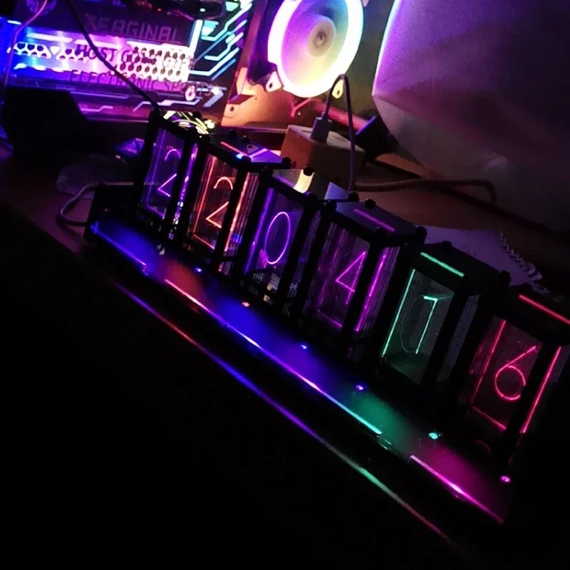 Jam Meja Led Digital Desktop s - Diy Electronics Table ulasan dan harga