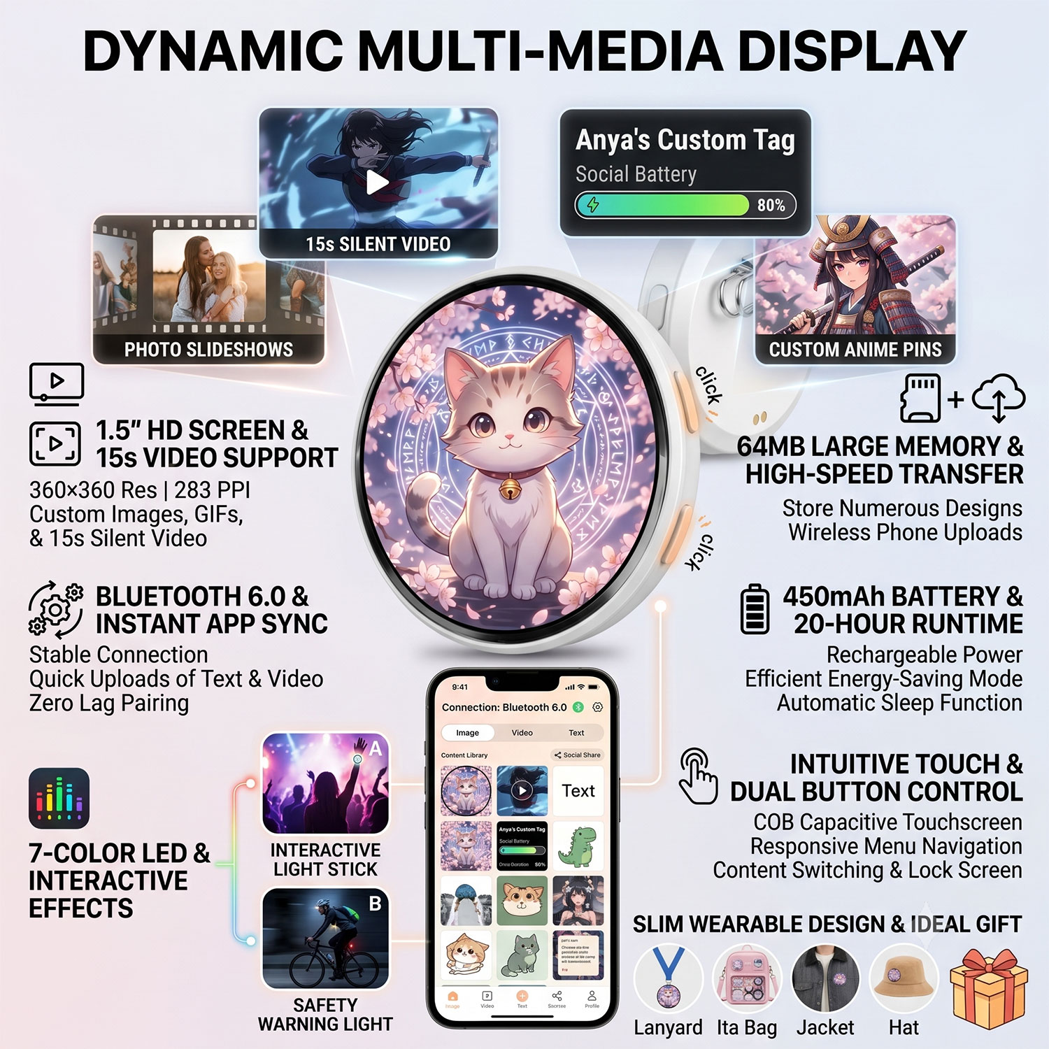 Layar Tampilan HD Lencana Elek - Diy Electronics Videos ulasan dan harga
