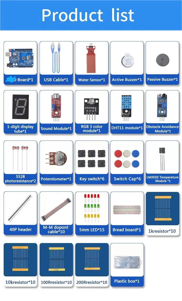 Perlengkapan pemula dasar proy - Diy Electronics Basics ulasan dan harga