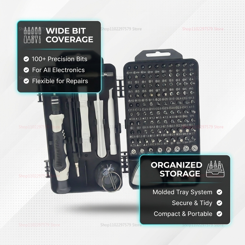 Set Obeng Presisi 115 in 1, Pe - Diy Motorcycle Electronics ulasan dan harga