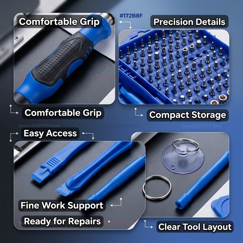Set Obeng Presisi 115 in 1, Pe - Diy Motorcycle Electronics ulasan dan harga