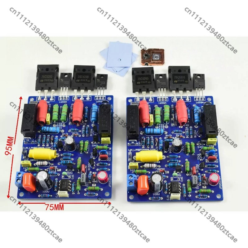 Set Papan PCB Amplifier Audio  - Diy Electronics Youtube ulasan dan harga
