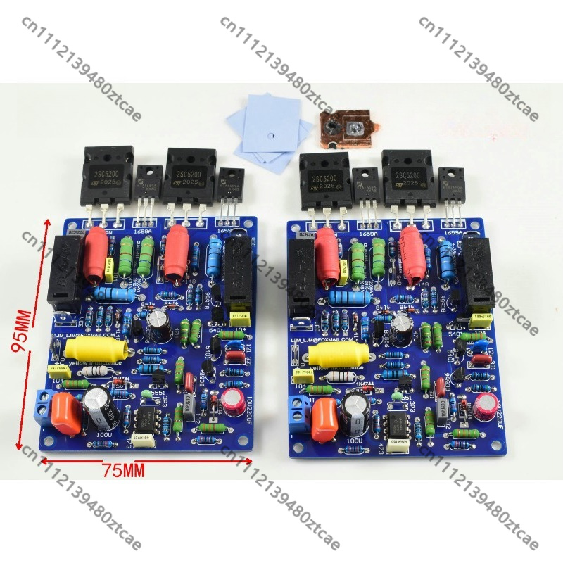 Set Papan PCB Amplifier Audio  - Diy Electronics Youtube ulasan dan harga