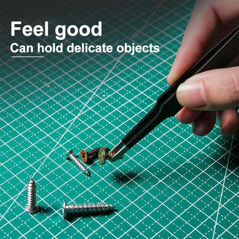 Deli 3 buah Set Pinset Baja ta - Diy Electronics Soldering Kit ulasan dan harga