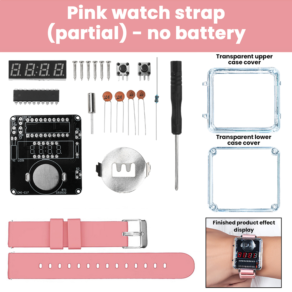 Kit Jam Tangan Elektronik DIY  - Diy Box Electronics Mall ulasan dan harga